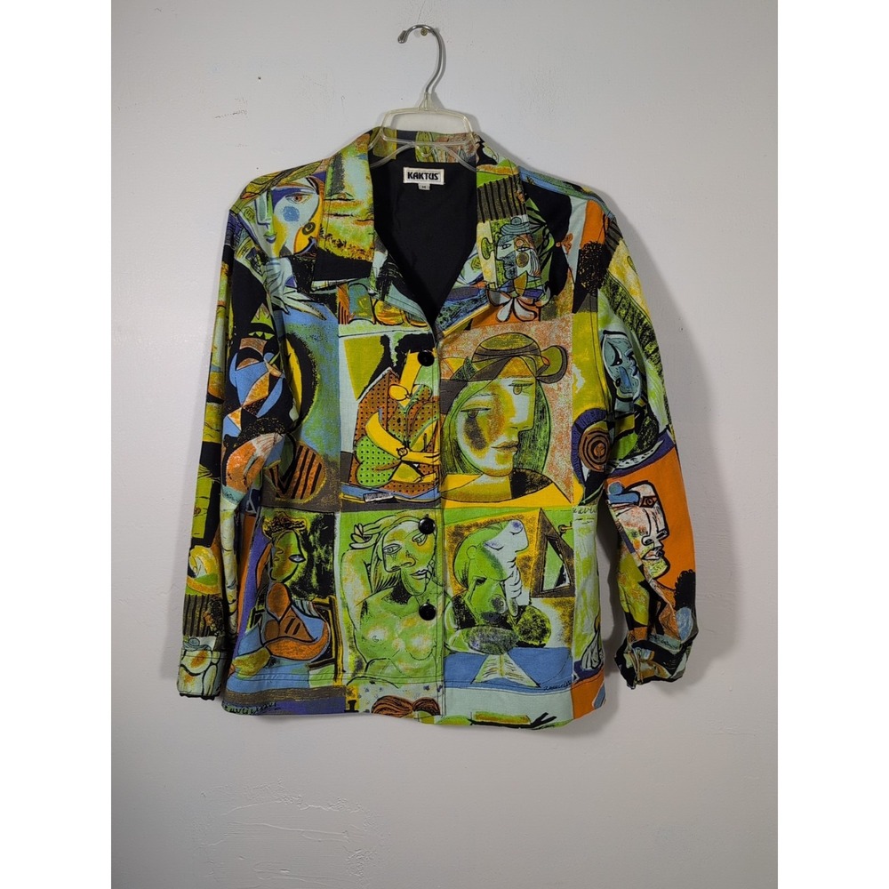 Kaktus Multicolor Artistic Women's Jacket
